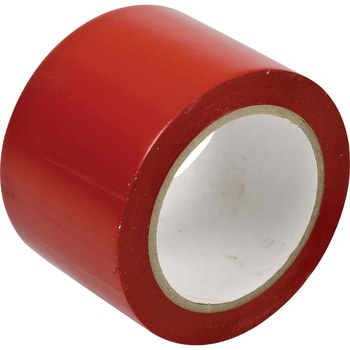 Brady Red Floor Marking Tape - 3 in Width x 108 ft Length - 0.0055 in Thick - 58251