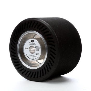 3M 5 in dia x 3 1/2 width - Rubber Slotted Expander Wheel - 28348