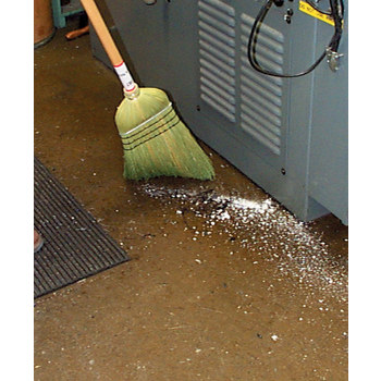 Weiler 445 Upright Broom - Corn & Fiber - 57 in - Yellow - 44548
