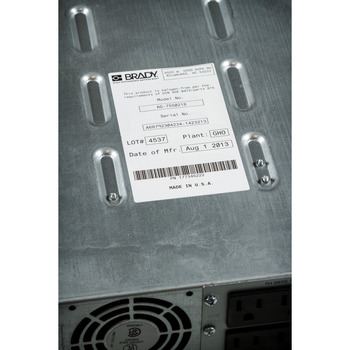 Brady i61-25-402-1 Die-Cut Printer Label Roll - 4 in x 6 in - Paper - White - B-402 - 64601