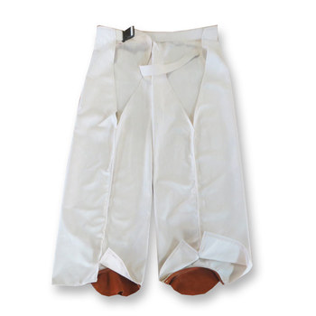 Picture of Chicago Protective Apparel White Large FR Duck Attached Hip Fire Resistant Chaps (Main product image)