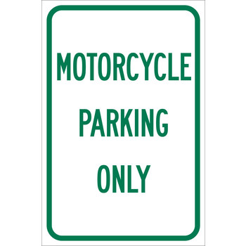 Picture of Brady B-959 Aluminum Rectangle White English Parking Restriction, Permission & Information Sign part number 112623 (Main product image)