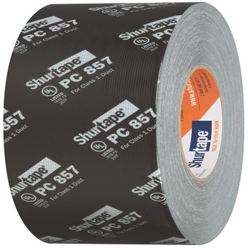 Shurtape PC 857 Black Duct Tape - 72 mm Width x 55 m Length - 14 mil Thick - SHURTAPE 201852