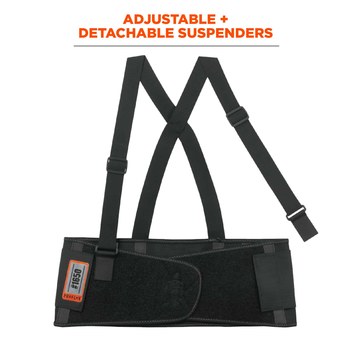 Ergodyne Proflex Back Support Belt 1650 11095 - Size XL - Black