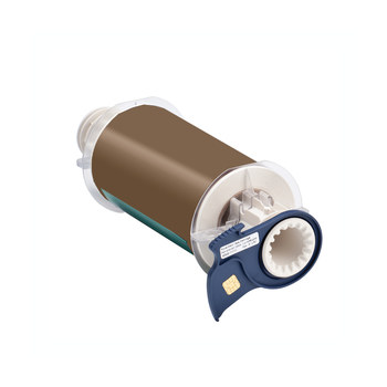 Picture of Brady Gold Indoor / Outdoor Vinyl Thermal Transfer 13606 Continuous Thermal Transfer Printer Label Roll (Main product image)