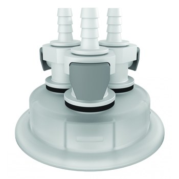 Picture of Justrite Polypropylene Carboy Cap Adapter (Main product image)