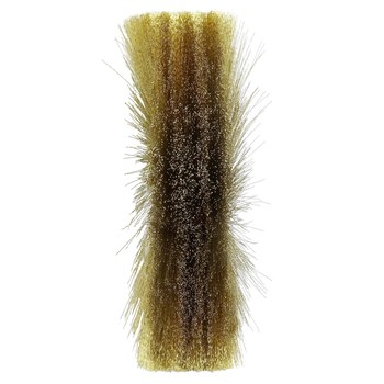 Weiler 22241 Wheel Brush - 6 in Dia - Crimped Brass Bristle