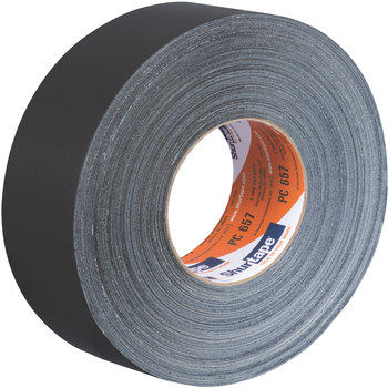 Shurtape PC 657 Black Duct Tape - 48 mm Width x 55 m Length - 14.5 mil Thick - SHURTAPE 101327