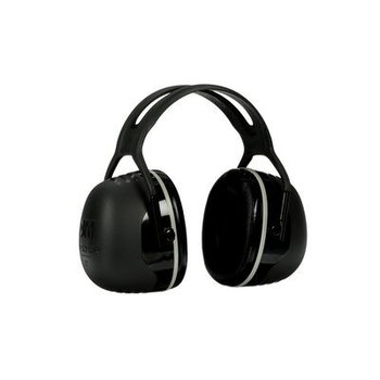 PELTOR X Series Earmuffs, Model X5A, 31 dB NRR, Black