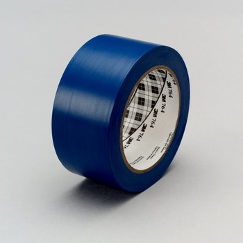 3M 764 Blue Marking Tape - 1 in Width x 36 yd Length - 5 mil Thick - 43431