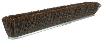 Weiler Vortec Pro 252 Push Broom Head - 18 in - Polypropylene - Brown - 25294