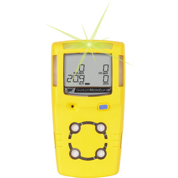 Picture of BW Technologies GasAlertMicroClip XL Yellow Multi-Gas Monitor (Main product image)