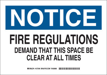 Picture of Brady B-401 High Impact Polystyrene Rectangle White English Parking Restriction, Permission & Information Sign part number 127348 (Main product image)