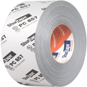 Shurtape PC 857 Silver Duct Tape - 48 mm Width x 55 m Length - 14 mil Thick - SHURTAPE 101015