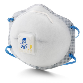 3M Cool Flow Particulate Respirator 54371 - Size Standard - White