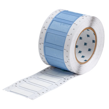 Picture of Brady White Polyolefin Thermal Transfer PS-500-2-WT-2 Die-Cut Thermal Transfer Printer Sleeve (Main product image)