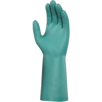 Ansell AlphaTec 37-200 Green 10 Unsupported Chemical-Resistant Glove - 12.6 in Length - 8 mil Thick - 07649011705