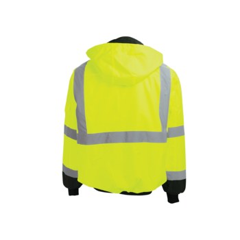 Global Glove Cold Condition Jacket GLO-EB1 - Size 4XL - Silver/Yellow - GLO-EB1 4XL