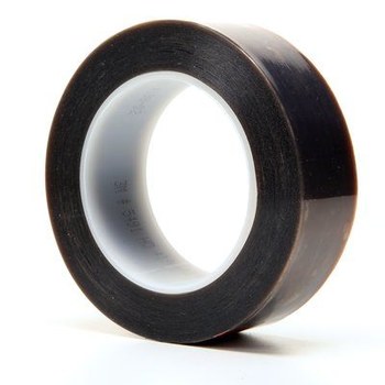 3M 5491 Brown Slick Surface Tape - 1 1/2 in Width x 36 yd Length - 6.7 mil Thick - 16147