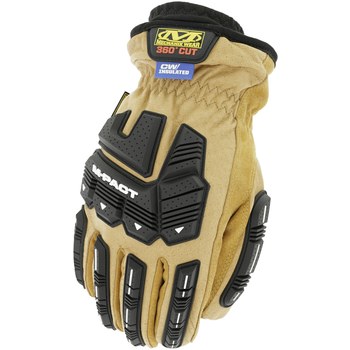 Mechanix Wear M-Pact F8-36 Brown 2XL Work Gloves - ANSI A9 Cut Resistance - LDMP-X95-012