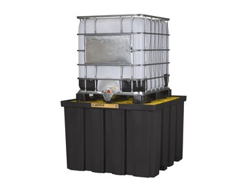 Justrite EcoPolyBlend Spill Pallet 28674 - Black/Yellow - 13356