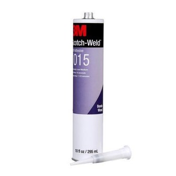 3M Scotch-Weld TE015 One-Part Off-White Polyurethane Adhesive - Solid 0.1 gal Cartridge - 25156