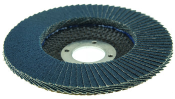 Weiler Wolverine Type 27 Flap Disc 31404 - Zirconium - 4-1/2 in - 80 - Medium