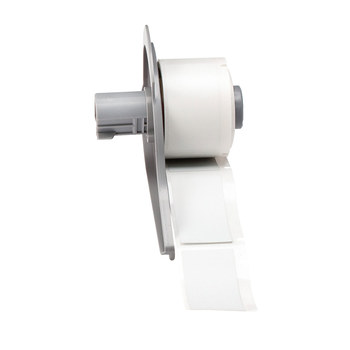 Picture of Brady Silver Polyester Thermal Transfer M71-20-428 Die-Cut Thermal Transfer Printer Label Roll (Main product image)
