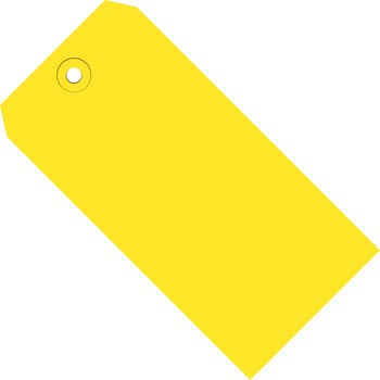 Shipping Supply 13462 Colored Tags, 13 Point Cardstock, Yellow | RSHughes.com