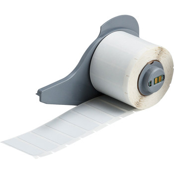 Picture of Brady White Self-Extinguishing Polyimide Thermal Transfer M71-29-472 Die-Cut Thermal Transfer Printer Label Roll (Main product image)