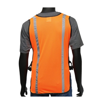 West Chester Viz-Up High-Visibility Vest 47101/O - Size OS - Orange - 50487