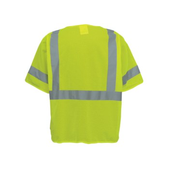 Global Glove FrogWear High-Visibility Vest GLO-011/LG - Size Large - High-Visibility Lime - GLO-011 LG