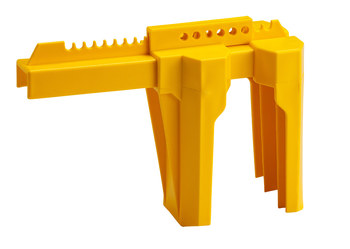 Picture of Brady Prinzing Yellow Polypropylene Ball Valve Lockout (Main product image)
