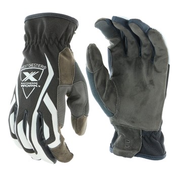 West Chester Extreme Work MultiPurpX 89300 Black 2XL Synthetic Leather/Spandex Work Gloves - Keystone Thumb - 10 in Length - 89300/2XL