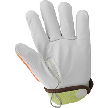 Global Glove White Medium Grain Goatskin Multi-Hazard Gloves - Keystone Thumb - CIA7900-8(M)