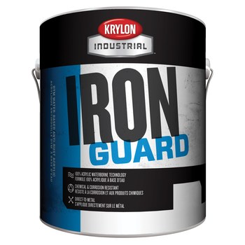 Krylon Iron Guard Paint K11001201, Matte Black, 1 gal