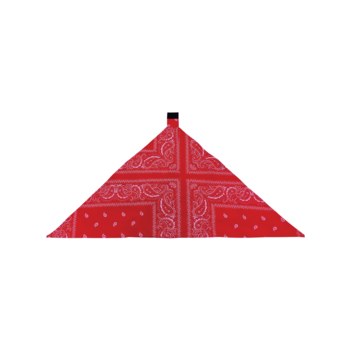 Bullhead Safety Red Paisley Cotton Cooling Head Shade - GLO-S4