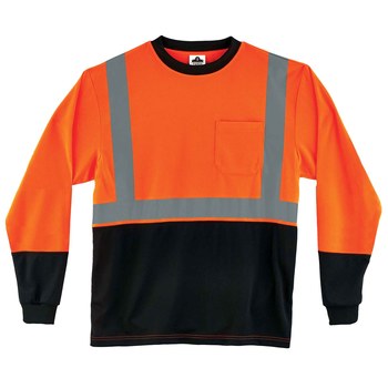 Picture of Ergodyne GloWear Type R Orange Polyester Knit High-Visibility Shirt (Main product image)