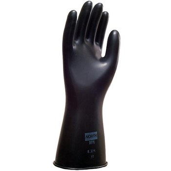 Picture of North B174 Black 11 Butyl Unsupported Chemical-Resistant Gloves (Main product image)