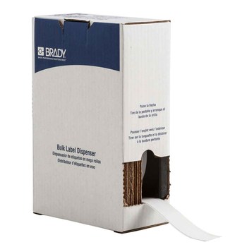 Picture of Brady ToughWash White Polyester Thermal Transfer BM7C-1000-854-WT Metal Detectable Label Tape (Main product image)