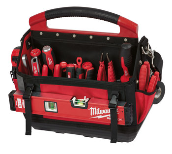 Milwaukee PACKOUT Red Polyester Tote - 15.0 Length - 15.0 Wide - 48-22-8315
