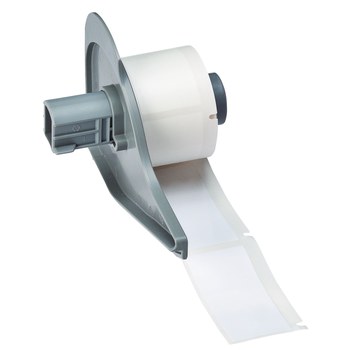 Picture of Brady White Polyester Thermal Transfer M71C-1000-483 Continuous Thermal Transfer Printer Label Roll (Main product image)