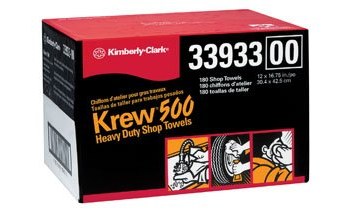 Picture of Kimberly-Clark 33933 Krew 500 White Shop Towel (Main product image)