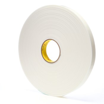 3M 4955 White VHB Tape - 1/2 in Width x 36 yd Length - 80 mil Thick