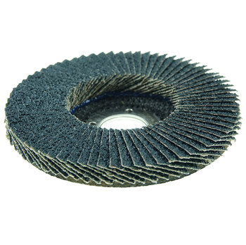 Weiler Tiger Paw Type 27 Flap Disc 51161 - Zirconium - 4-1/2 in - 40 - Coarse