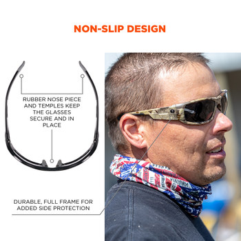Ergodyne Skullerz Safety Glasses ODIN 50331 - Size Universal