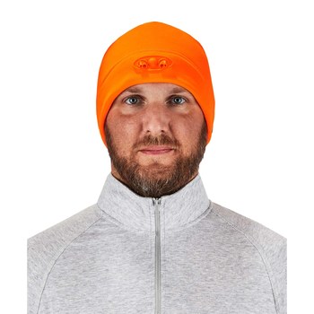 Ergodyne N-Ferno 6804 Orange Universal Fleece Cold Weather Head Liner - 720476-16804
