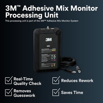 3M Mix Monitor Mix Monitor Processing Unit - For Use With 3M Adhesive Mix Monitor, Adhesive Mix Monitor Sensor, Adhesive Mix Amplifier/Reader - 76225