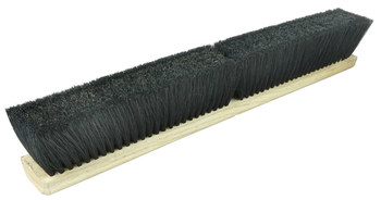 Weiler Vortec Pro 252 Push Broom Head - 18 in - Tampico - Black - 25231
