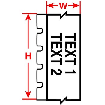 Picture of Brady Clear Polyester Thermal Transfer PTL-101-432 Continuous Thermal Transfer Printer Label Roll (Main product image)